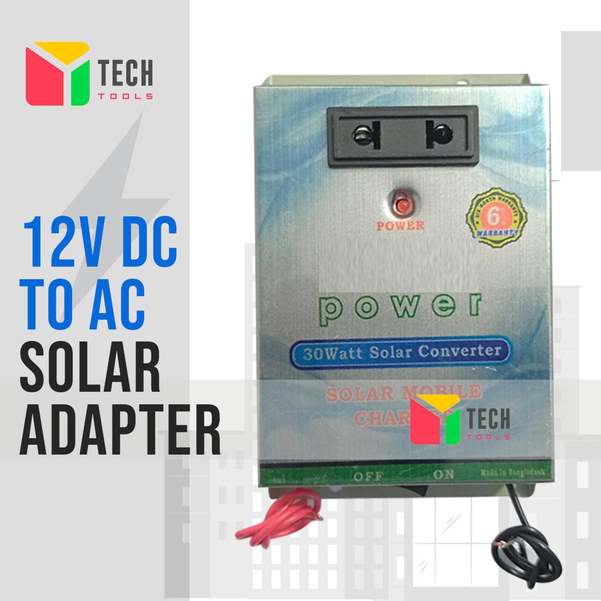 Picture of Solar Adapter 12V Dc To Ac (1 Socket)