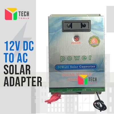 Picture of Solar Adapter 12V Dc To Ac (1 Socket)