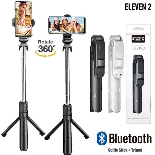 Picture of XT-02 Selfie Stick Wired Remote Shutter Monopod Bluetooth Extendable Handheld Stabilizer Stand Tripod - Selfie Stick