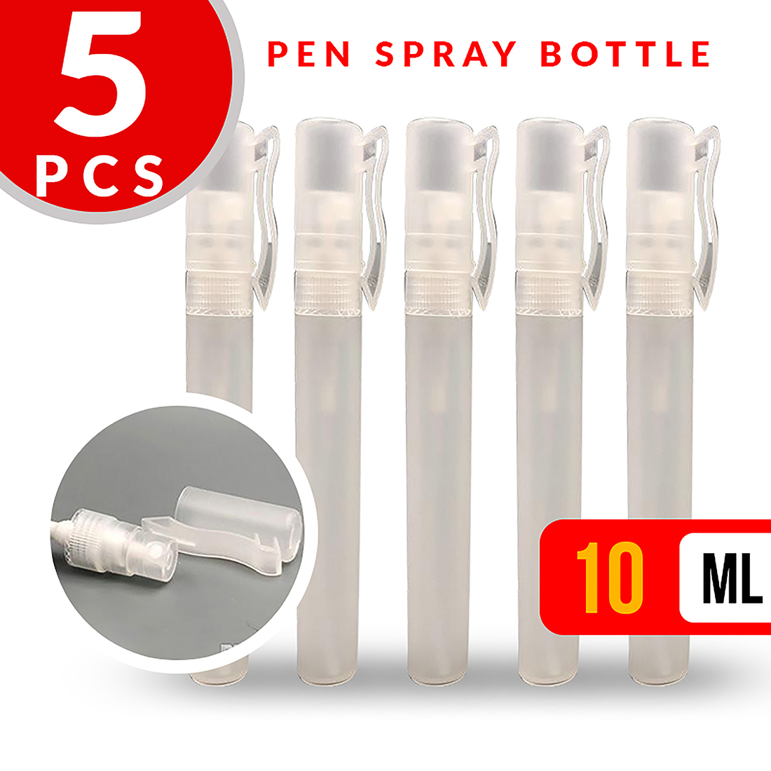 Picture of Pen Spray Bottle 10ml Pocket Sprayer Portable Water Disinfection- 5pcs