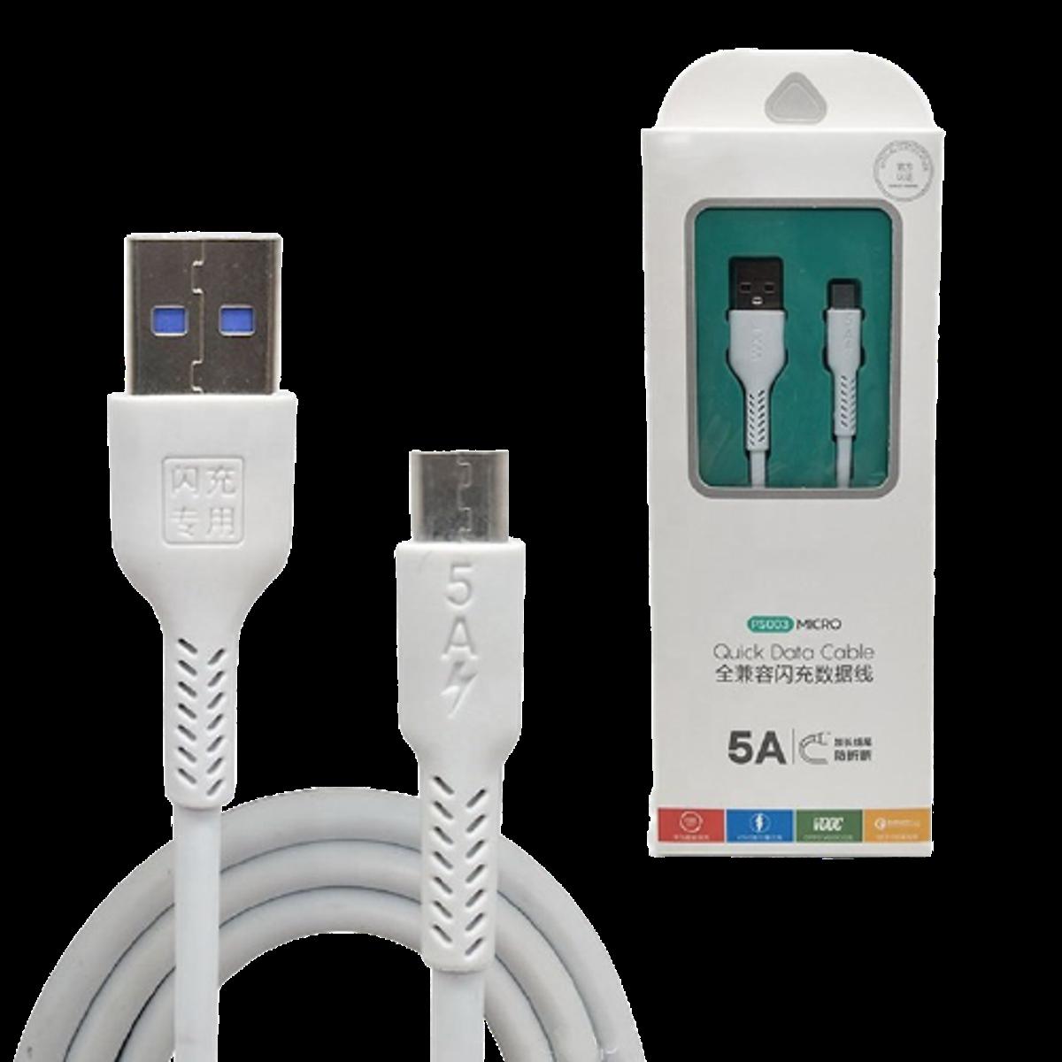 Picture of Fast Charging Cable PS003 Quick Data Cable 5A Super Fast Charging