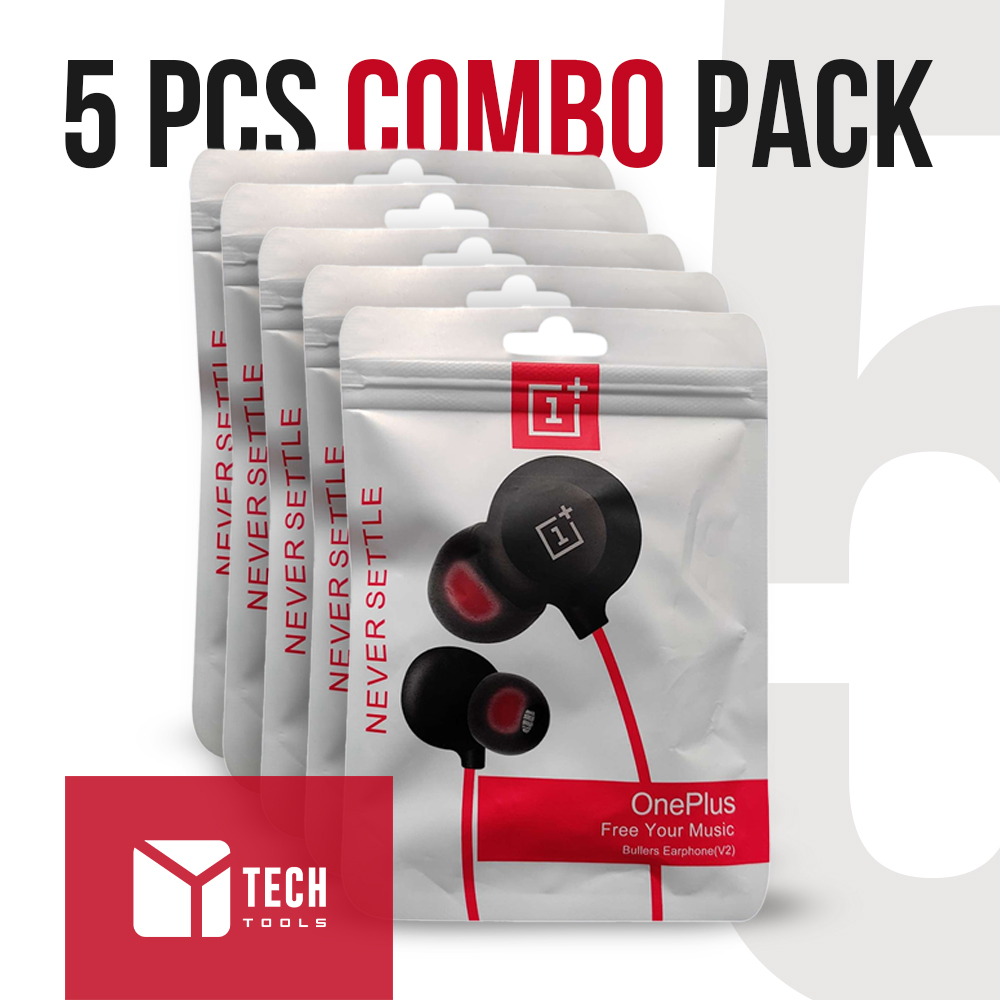Picture of One plus Earphone Deep Bass for all Android Smartphone 5 Pcs