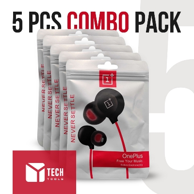 Picture of One plus Earphone Deep Bass for all Android Smartphone 5 Pcs