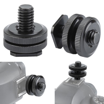 Picture of 1/4 Tripod Mount Screw to Flash Digital Camera Mount Up Down Lock Adapter Screw For Camera Photo Accessories