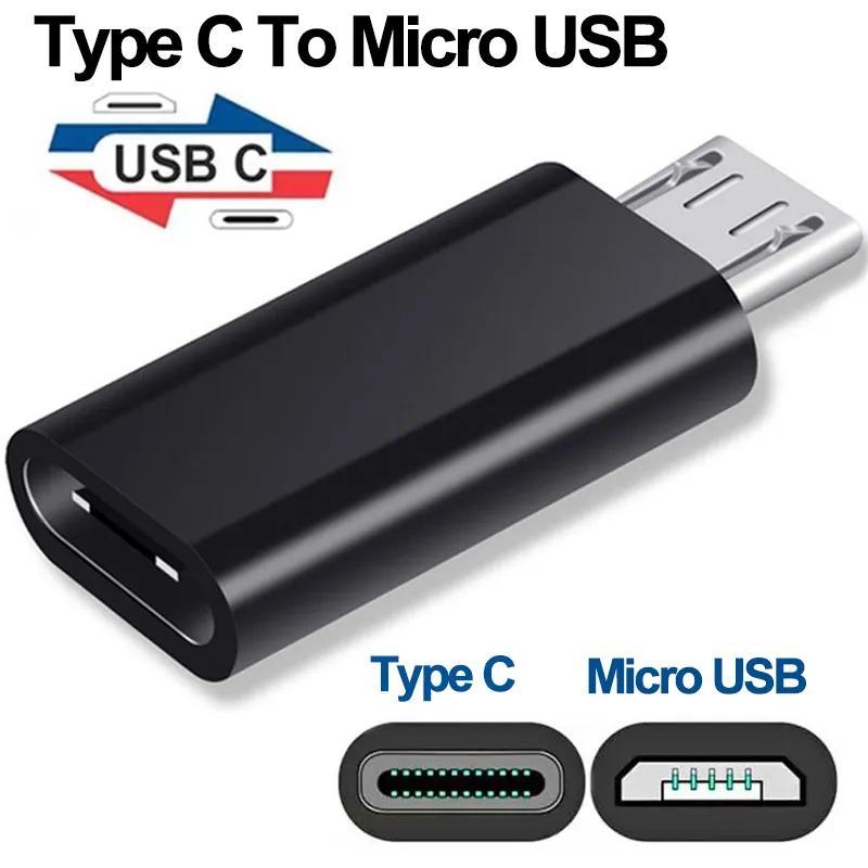 Picture of Type C to Micro USB Converter Type C Female to Micro USB Male Adapter