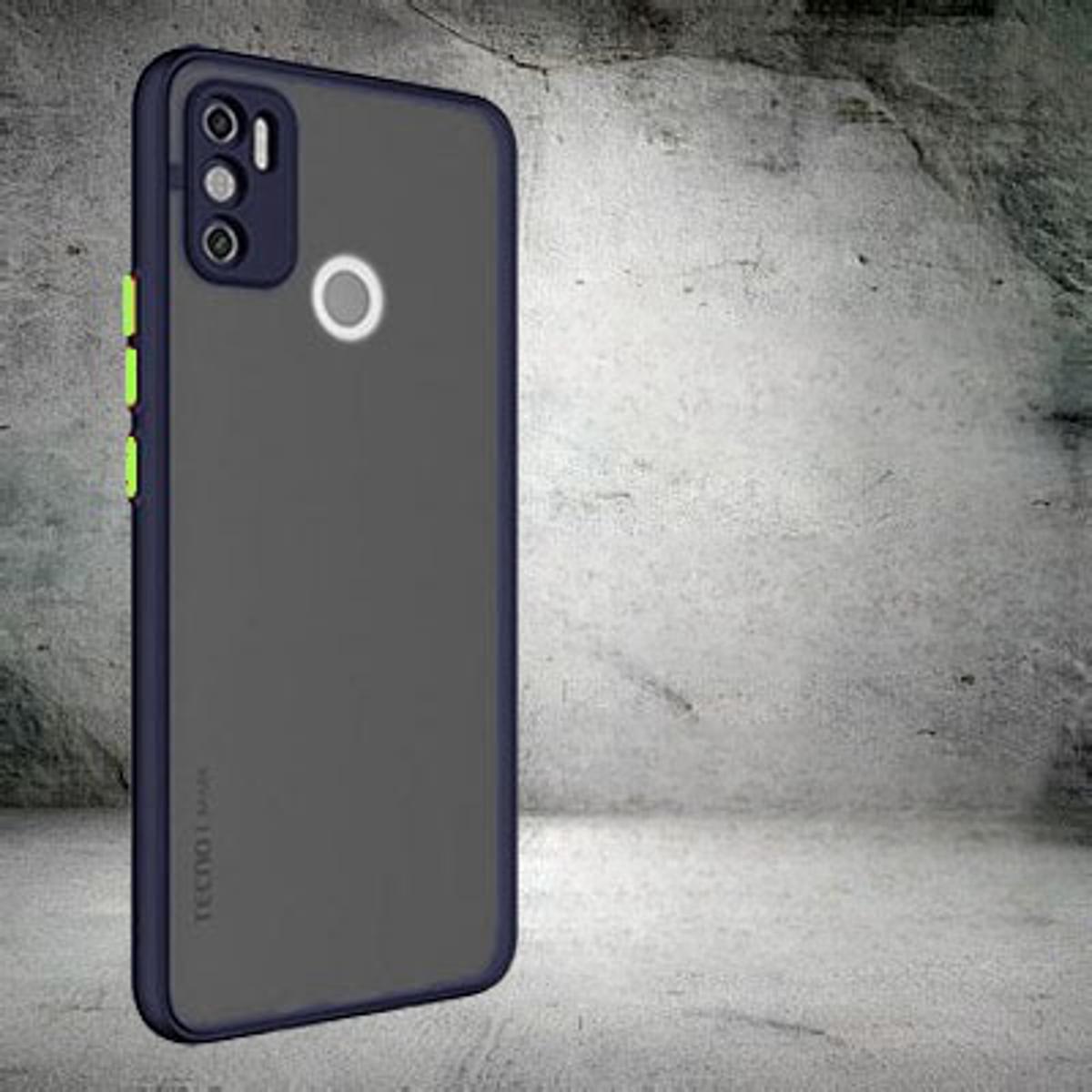 Picture of For Tecno Spark 6 Air Camera Protection Smoke case Matte Finish Mobile Back Cover - Phone Back Cover