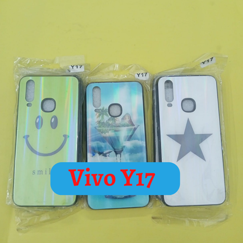 Picture of Vivo Y11,Y12,Y17 Premium Glass Case Cover - Phone Back Cover