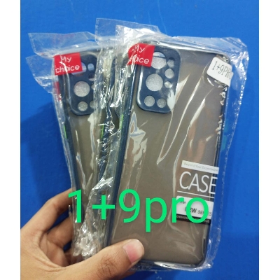 Picture of One Plus 9 pro  Protection Case Matt Black Translucent Cover With Camera Protection - Phone Back Cover