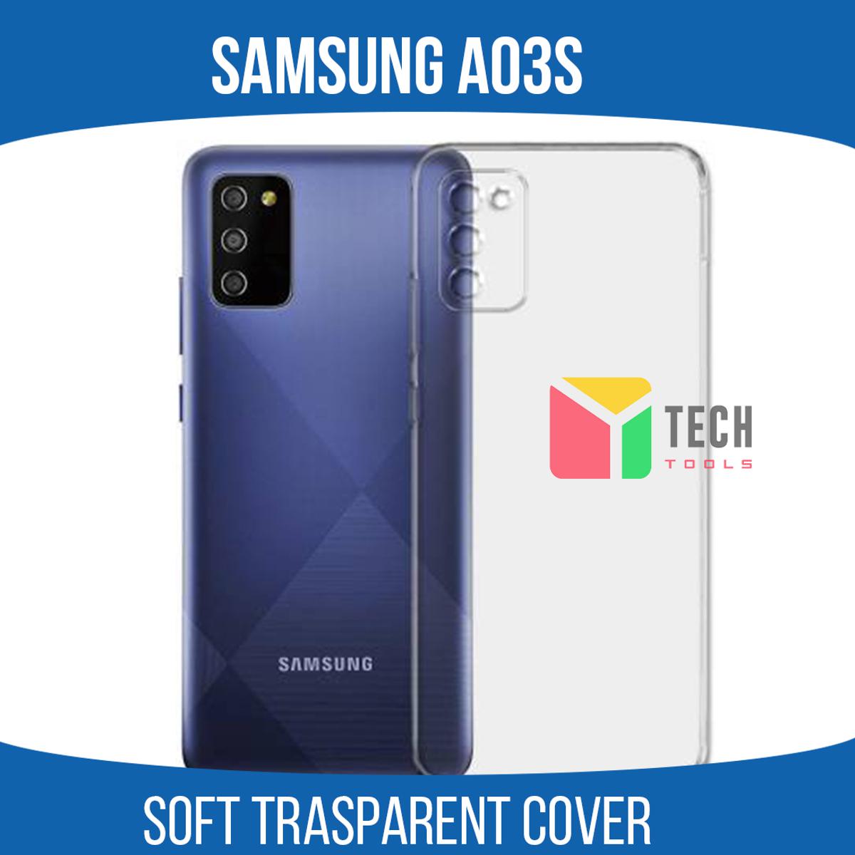 Picture of For Samsung Galaxy A03s / Samsung Galaxy A02s Shockproof Soft Clear Transparent Silicone Back Cover