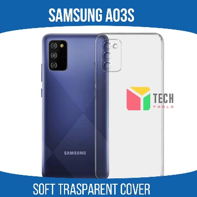 Picture of For Samsung Galaxy A03s / Samsung Galaxy A02s Shockproof Soft Clear Transparent Silicone Back Cover