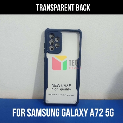 Picture of For Samsung Galaxy A72 5G Edge-Reinforced Shockproof Cushion Back Clear Hybrid Transparent Hard Cover Casing - Phone Back Cover