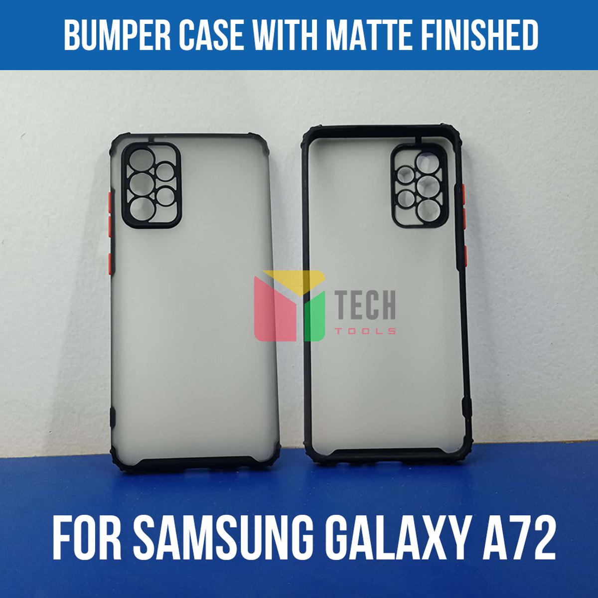 Picture of For Samung Galaxy A72 Shockproof Bumper Case Phone Cover