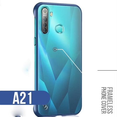 Picture of For  Samsung Galaxy A21 Frameless Matte Transparent Back Cover