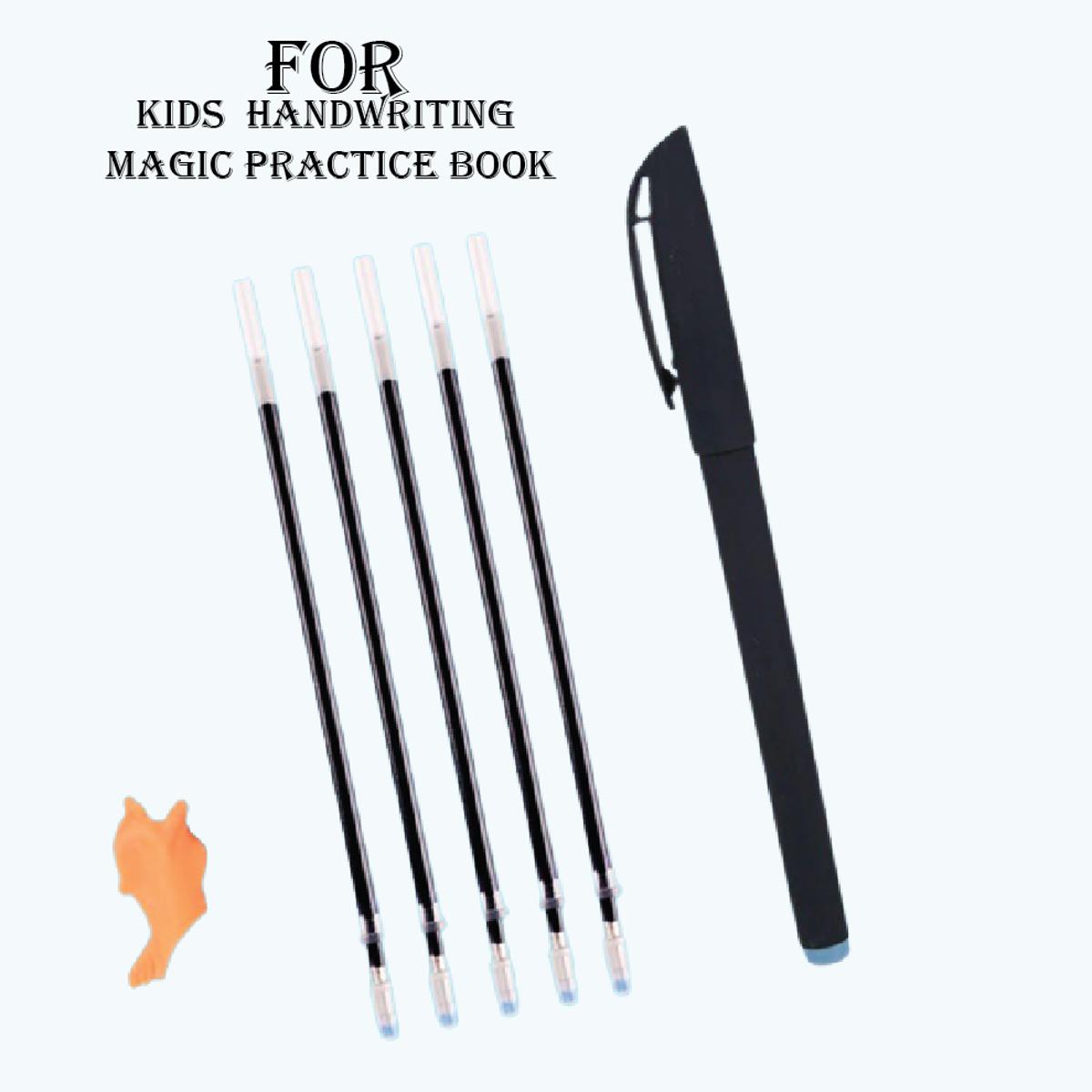 Picture of Magic sis for kids handwriting practice books -1 pcs Pen, 5 pcs sis (pen ink will delete automatically)