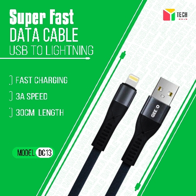 Picture of Geeoo DC13 3A Lightning Short Cable