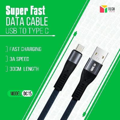 Picture of Geeoo DC15 3A Type C  Short Cable