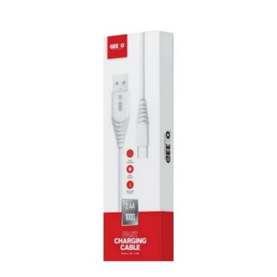 Picture of Geeoo DC100 Type-C Fast Charging 1 Meter Cable White