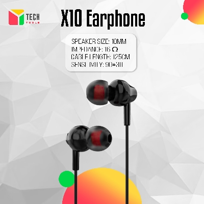 Picture of Geeoo X10 3.5mm In-Ear Wired Earphone