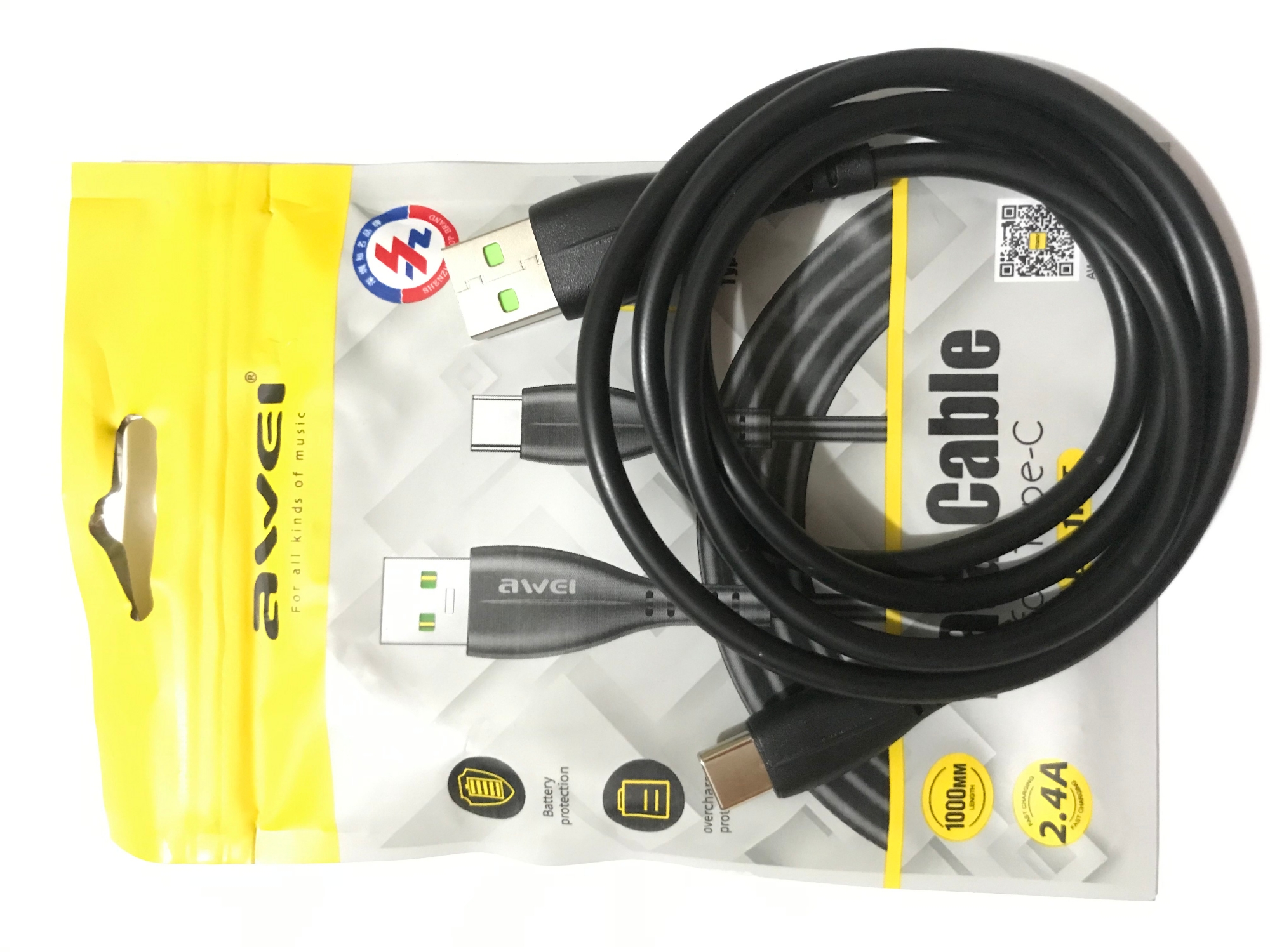 Picture of Awei CL-115T for Type-C Data Cable  2.4A Fast Charging Cable