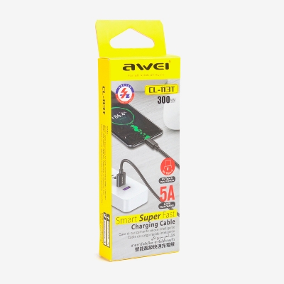 Picture of Awei CL-113T Fast Charging Date Cable - Type-C