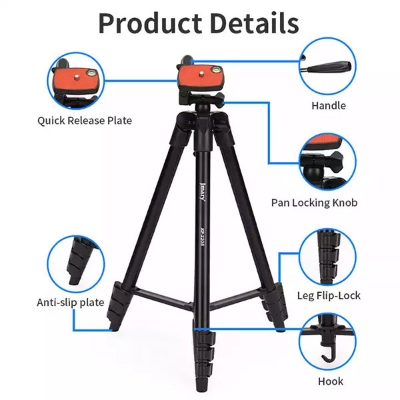 Picture of Jmary KP-2205 Professional Tripod with Mobile Holder- Black