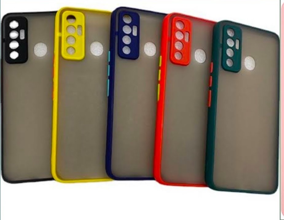 Picture of Tecno Spark 7 Pro Matte Finished Silicone Back Cover - Phone Back Cover - Phone (Back Case Cover For Smartphone)