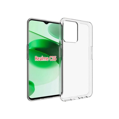Picture of For Realme C35 Clear Cover Soft Thin Anti-Scratches Crystal Case(Transparent)