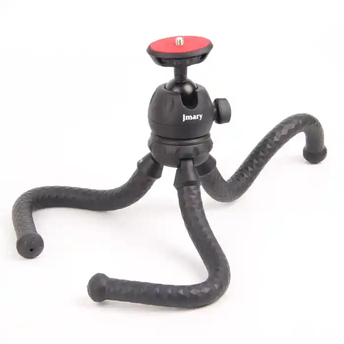 Picture of Jmary MT-25 Flexible octopusTripod for Phone Camera stand with Phone Clip Mount Travel Tripod Mini Tripod Stand for gopro vlog