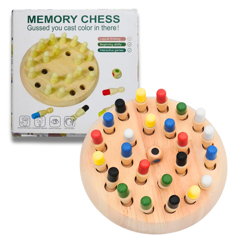 Picture of Memory Chess Game For Kids | Play & Fun (Multi Colour)