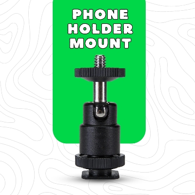 Picture of PULUZ Aluminum Rotatable ni ripod Ball Head 1/4" Screw Rotary Mount Stand for DSLR Camera