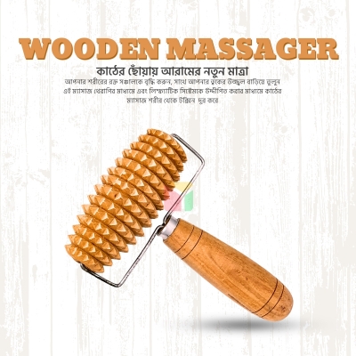 Picture of Acu Roller Wooden Hand & Foot Roller Massager
