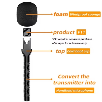 Picture of Handheld Wireless Microphone Interview Stick