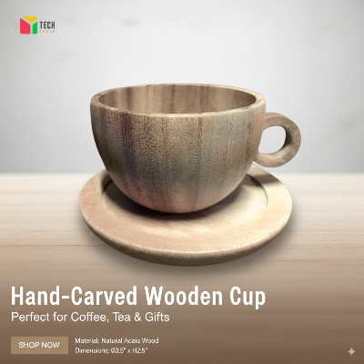Picture of Handmade Wooden Cup 1 Set