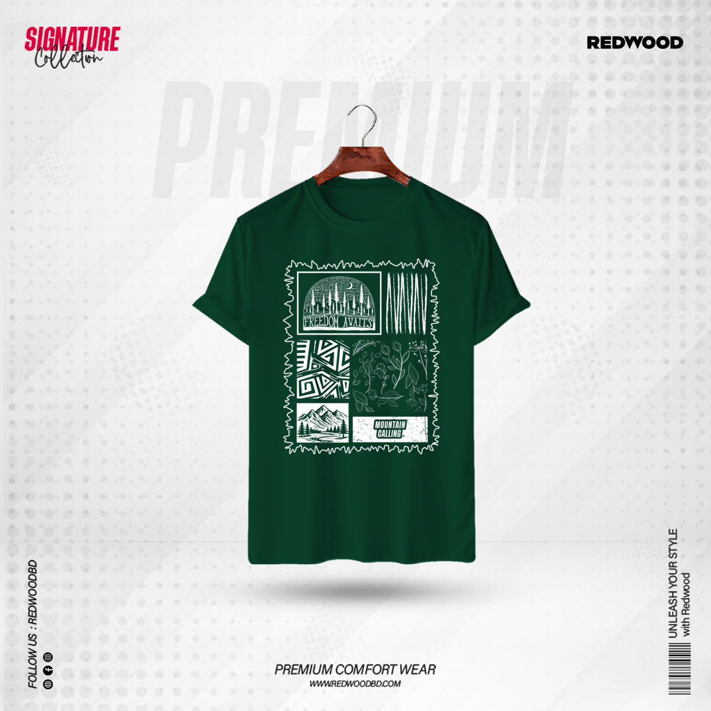 Picture of REDWOOD Premium T-Shirt Mountain Calling