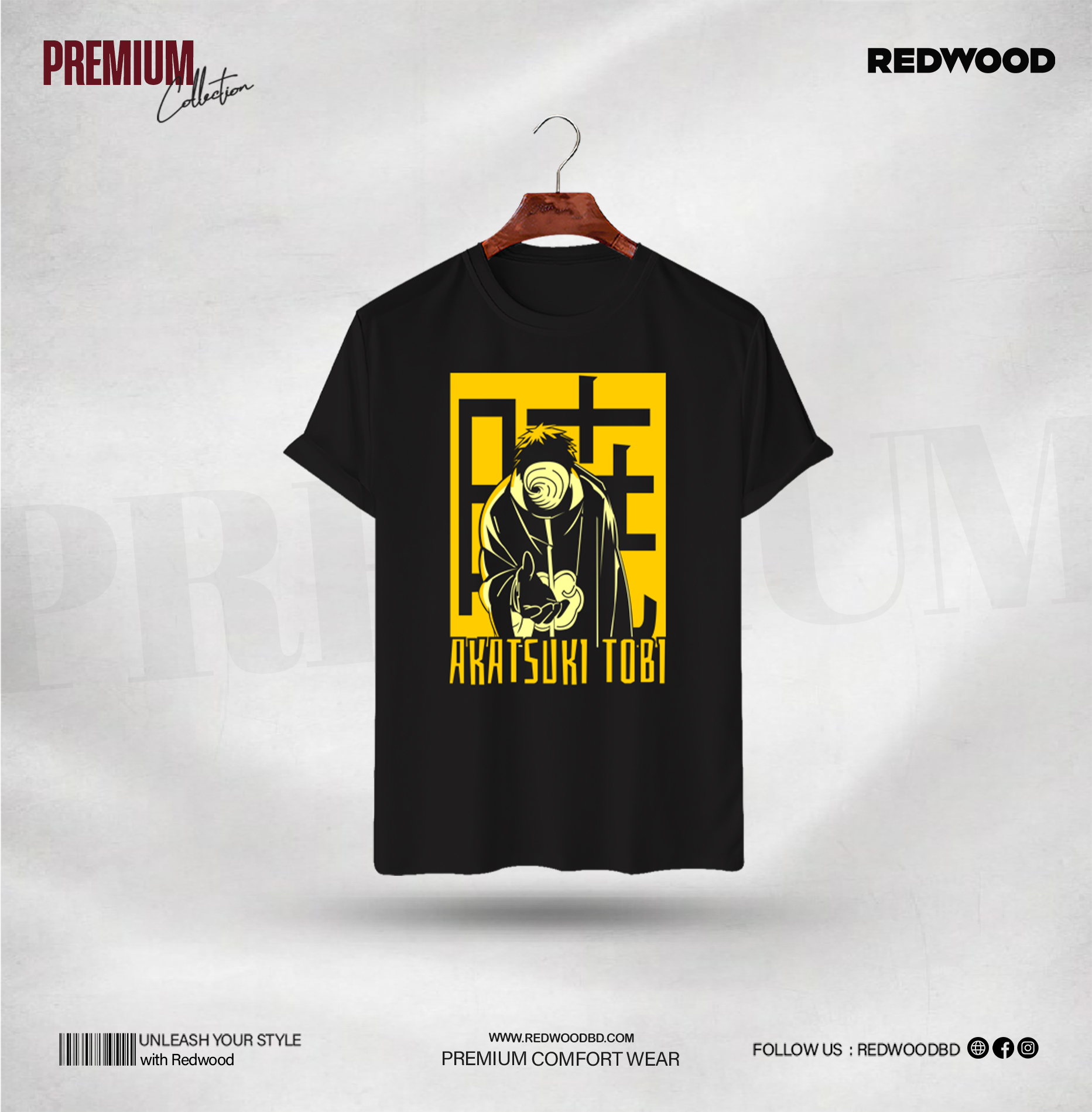 Picture of REDWOOD Anime T-Shirt  Akatsuki Tobi