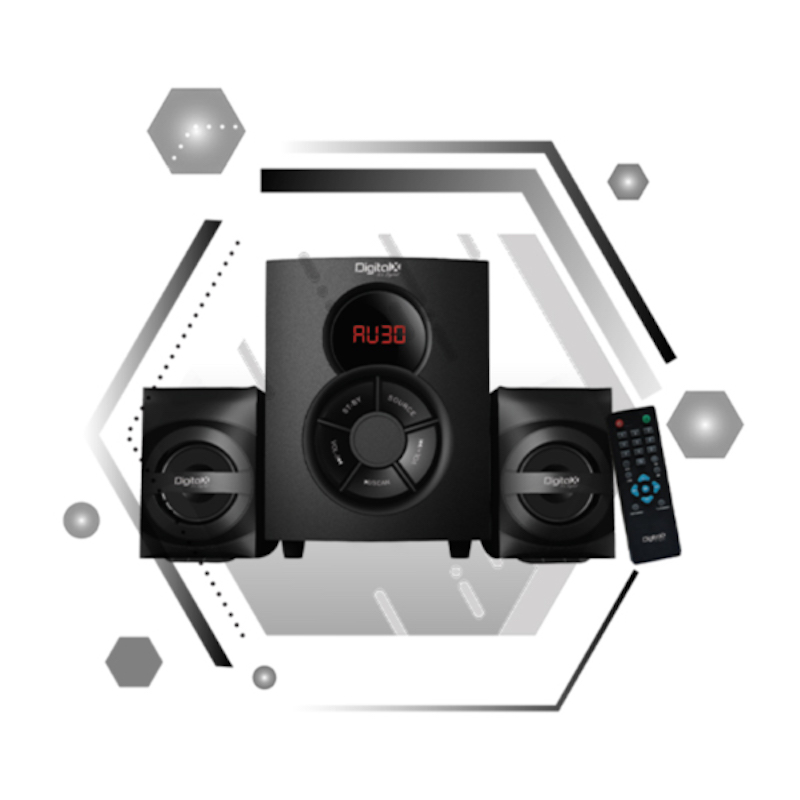 Picture of Speaker DigitalX X-F600BT Sound Speaker 2.1 with LED 