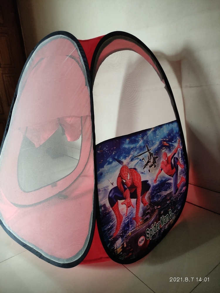 Picture of Kid's Foldable Indoor Outdoor Pop Up Play Tent House Toy / Tent House With Multicolour Ball