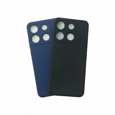 Picture of For Infinix Smart 7 / Infinix Smart 7 HD / Infinix Smart 7 PLUS Heavy Strong Liquid Silicone Soft Gel Rubber Shockproof Cover For Infinix Smart 7 Phone Case