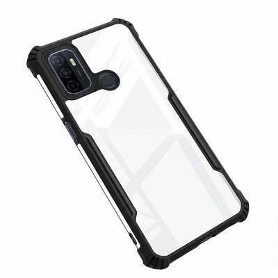 Picture of For Infinix Hot 9 PLAY Shockproof TPU Bumper Hard Clear Acrylic Mobile Phone Case