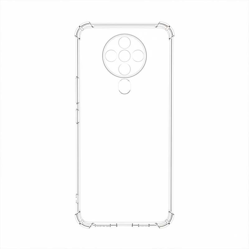 Picture of Tecno Spark 6 Shockproof TPU Bumper Clear Acrylic Mobile Phone Case For Tecno Spark 6 Back Cover - Phone Picture of Tecno Spark 6 Shockproof TPU Bumper Clear Acrylic Mobile Phone Case For Tecno Spark 6 Back Cover - Phone