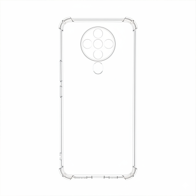 Picture of Tecno Spark 6 Shockproof TPU Bumper Clear Acrylic Mobile Phone Case For Tecno Spark 6 Back Cover - Phone Picture of Tecno Spark 6 Shockproof TPU Bumper Clear Acrylic Mobile Phone Case For Tecno Spark 6 Back Cover - Phone