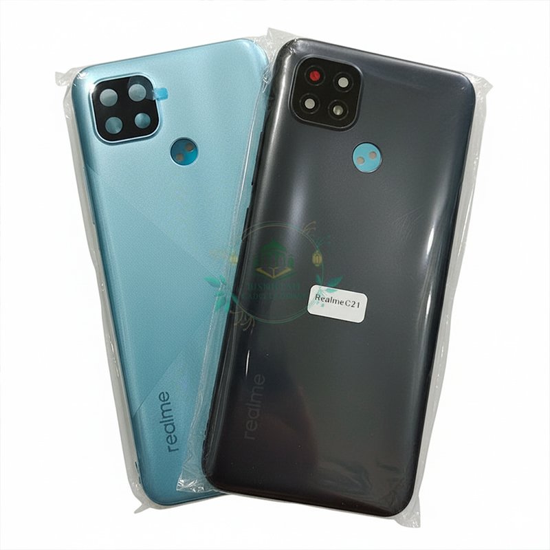 Picture of Replacement Backshell Panel plus frame for Realme C21 Battery Back Door