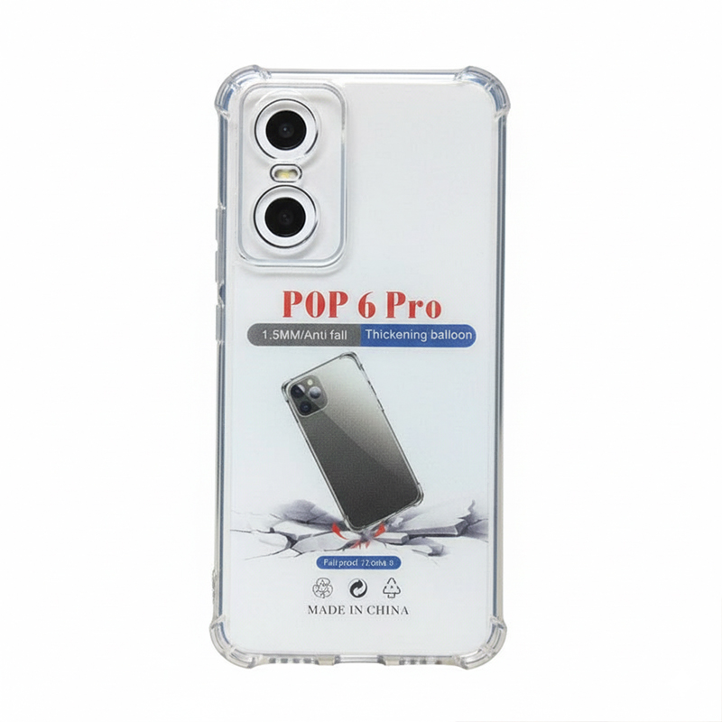 Picture of Tecno Pop 6 Pro - Premium Silicone Case Crystal Clear Soft TPU Ultra-Thin Transparent Flexible Protective Mobile Back Cover Picture of Tecno Pop 6 Pro - Premium Silicone Case Crystal Clear Soft TPU Ultra-Thin Transparent Flexible Protective Mobile Back Cover
