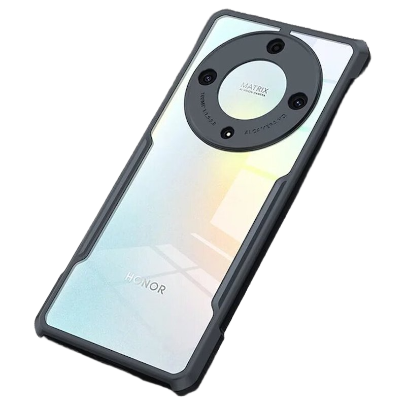 Picture of For Honor X9A Xundd Back Cover Reinforced Unique Shockproof Cushion Back Clear Hybrid Transparent Hard Cover Casing