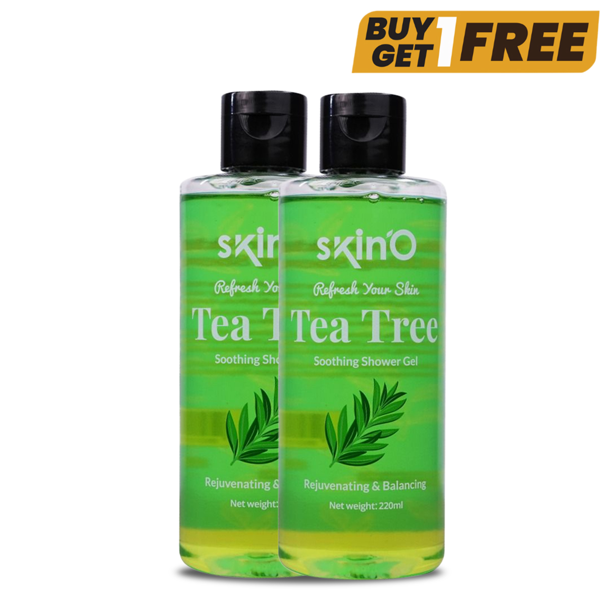 Picture of Skino Refresh Your Skin Tea Tree Soothing Shower Gel 200ml (Buy One Get One)