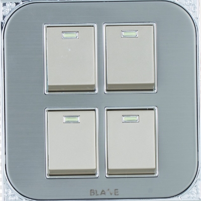 Picture of Blaze-Royal-4 Gang 1 Way Switch Picture of Blaze-Royal-4 Gang 1 Way Switch