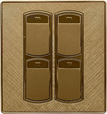 Picture of Blaze Elegant-4 Gang 1 Way Switch Picture of Blaze Elegant-4 Gang 1 Way Switch