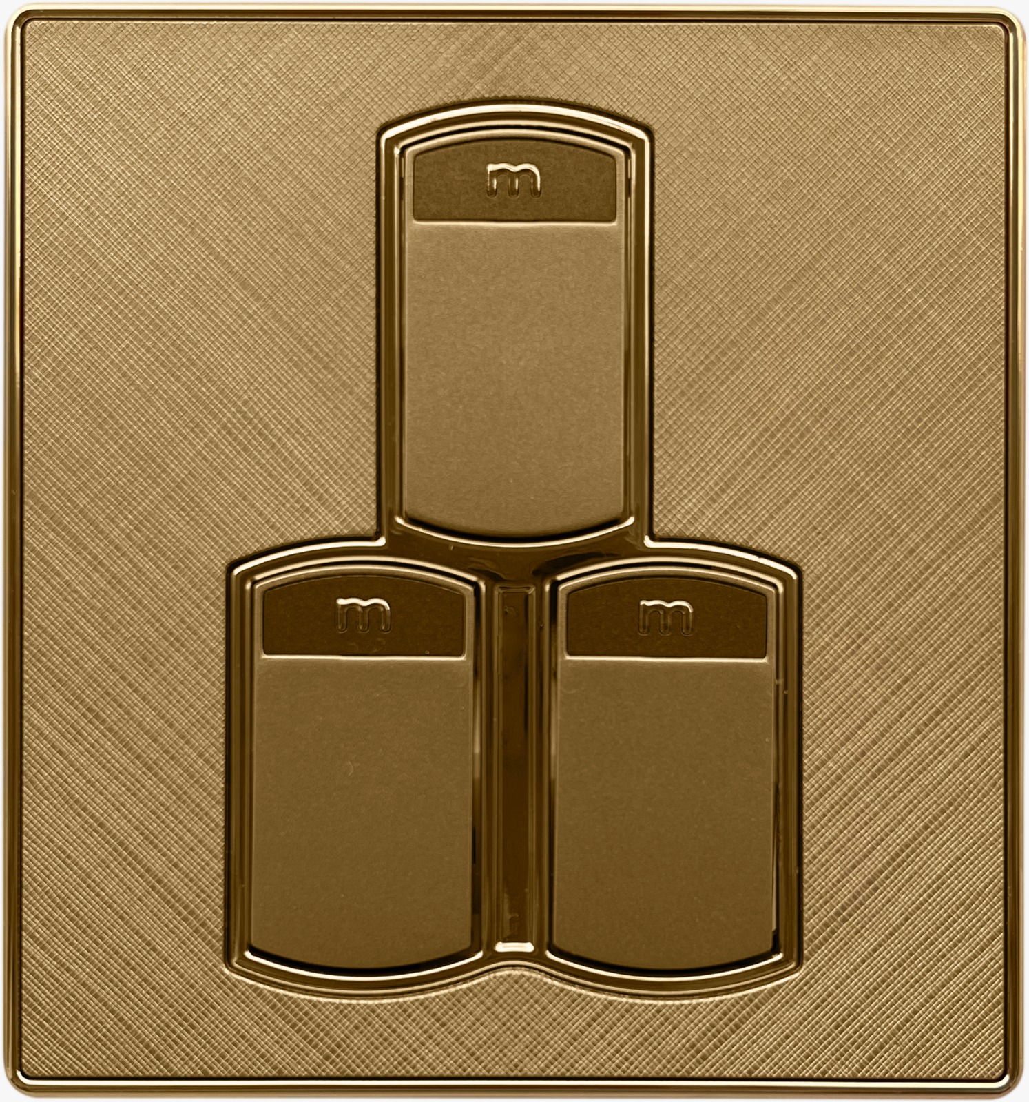 Picture of Blaze Elegant-3 Gang 1 Way Switch Picture of Blaze Elegant-3 Gang 1 Way Switch