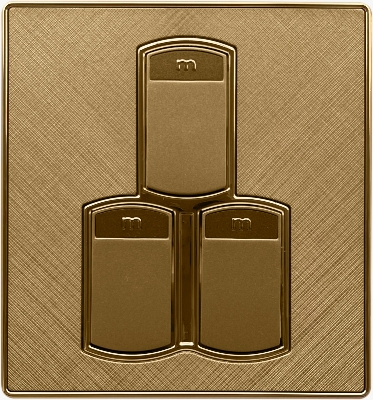 Picture of Blaze Elegant-3 Gang 1 Way Switch Picture of Blaze Elegant-3 Gang 1 Way Switch