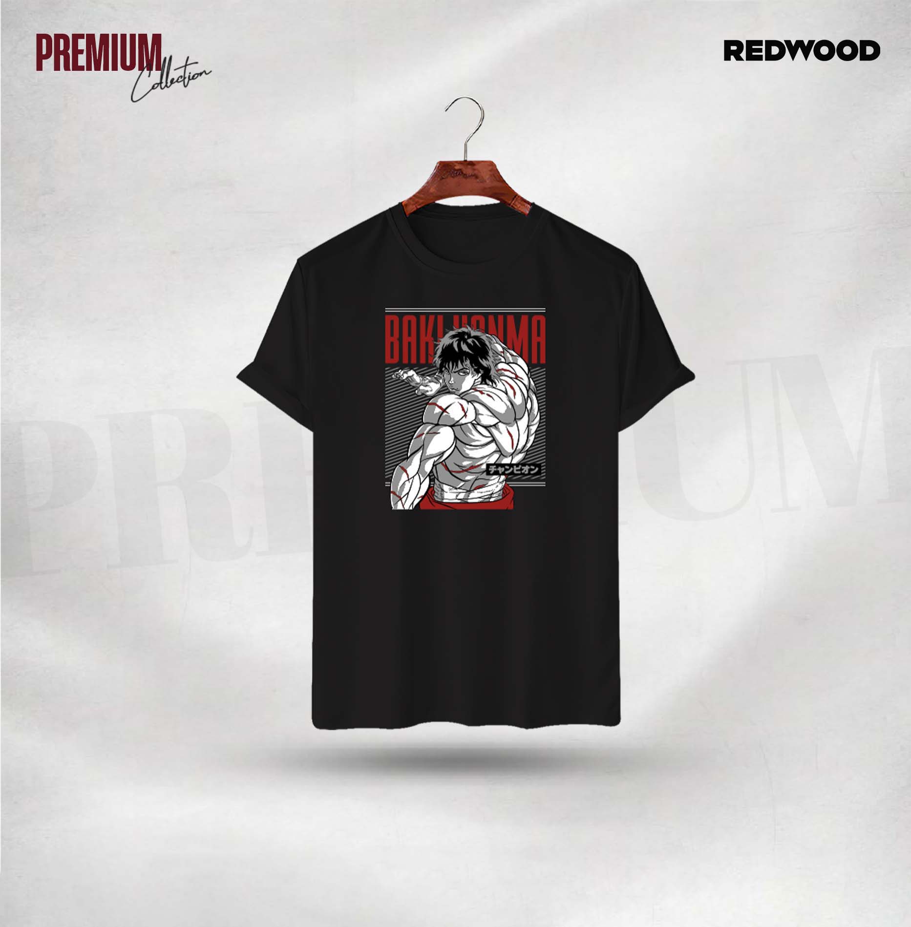 Picture of REDWOOD Anime T-Shirt- "BAKI HANMA"
